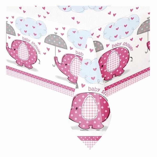 Babyshower_Elephant_Pink_Tafelkleed