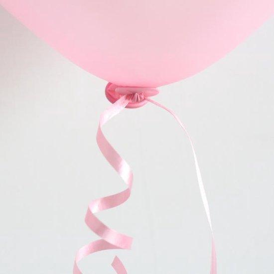 Ballon_Snelsluiters_Roze_met_Lint