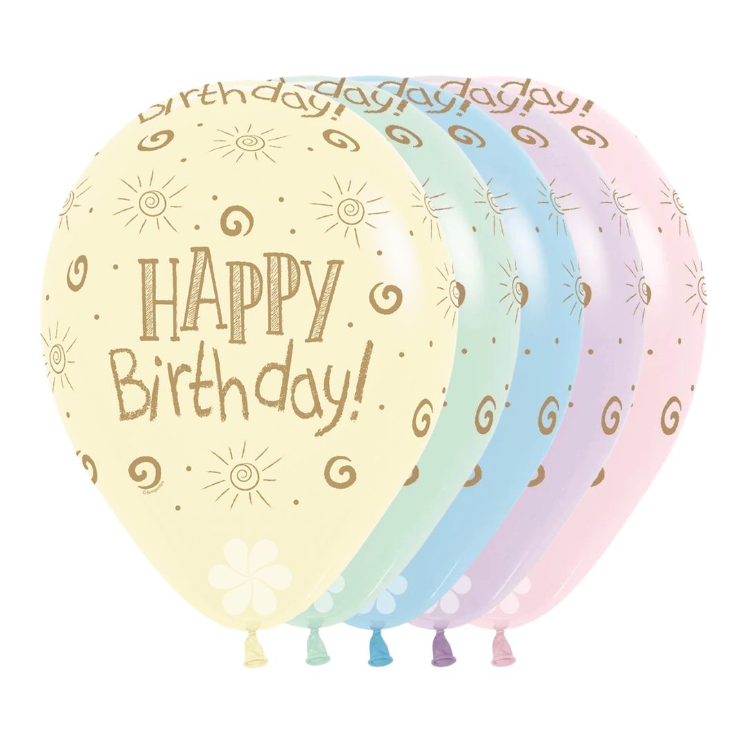 Ballonnen_Pastel_Matte_Happy_Birthday_Assorted_30cm___25st