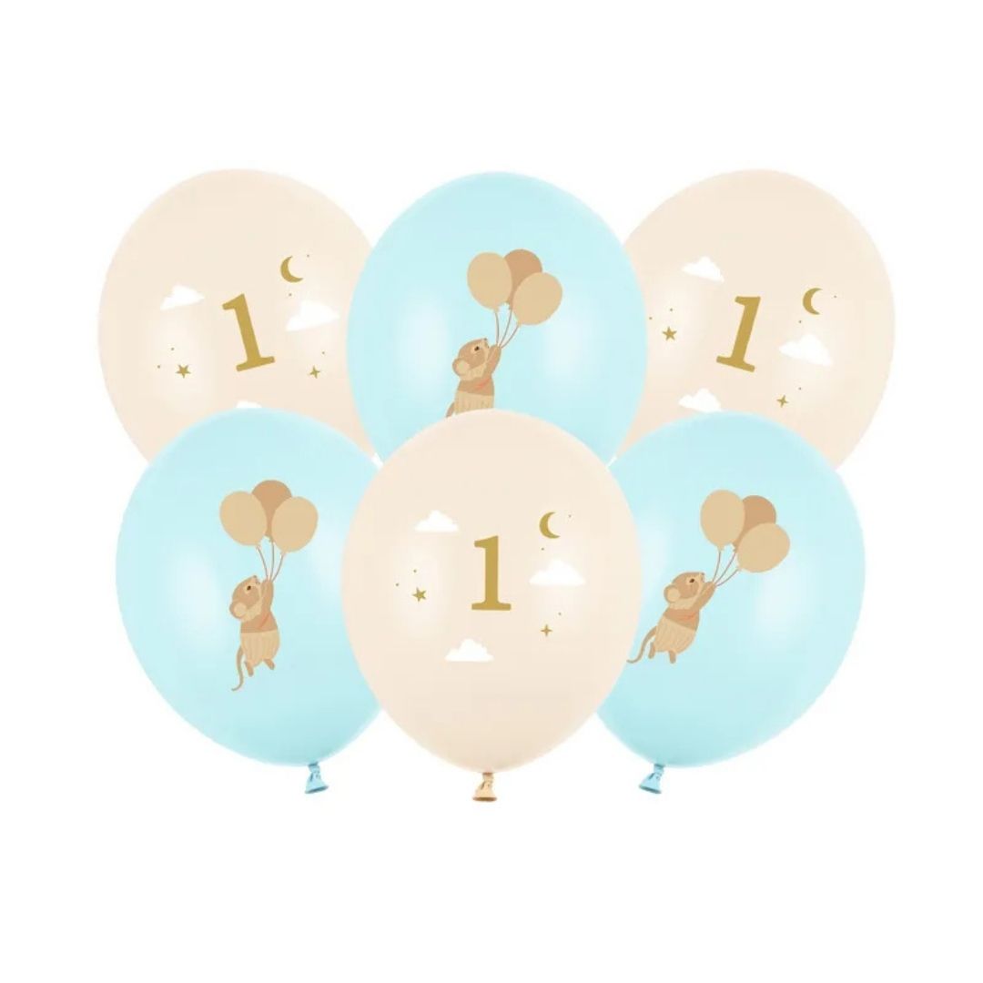 Ballonnenmix_Muisje_Lichtblauw___6st