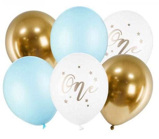 Ballonnenmix_One_pastel_blauw__6st