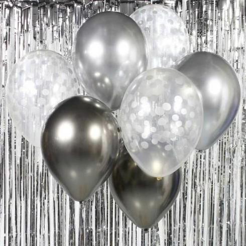 Ballonnenmix_Zilver___7st