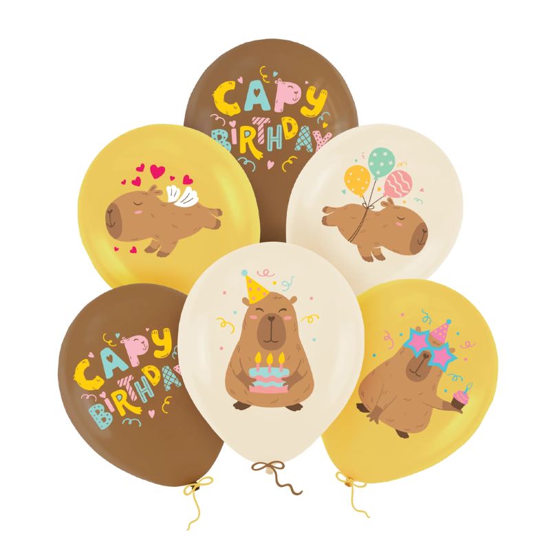 Capy_Birthday_Ballonnenmix___6st