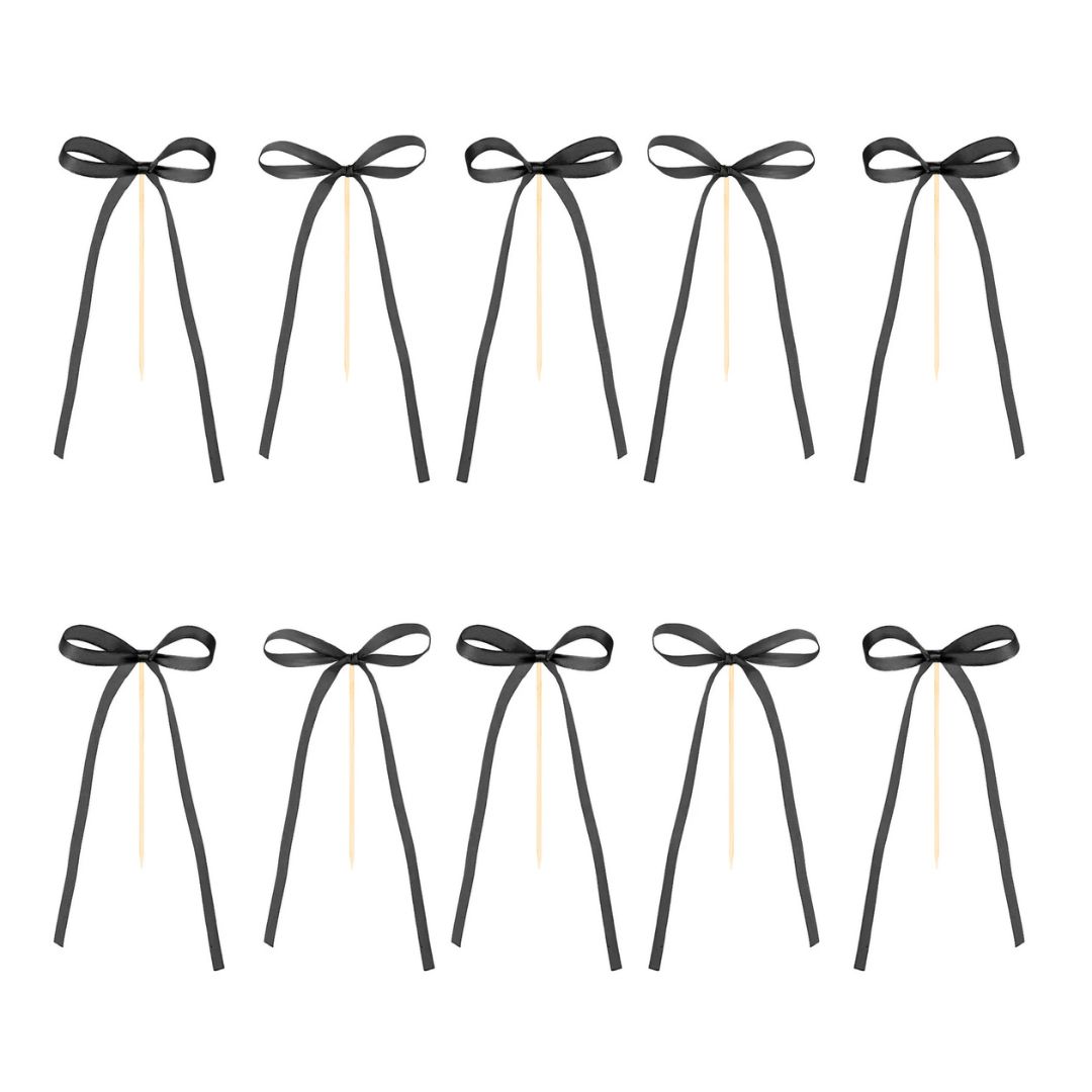 DIY_Taarttopper_Strikjes_Zwart___10st