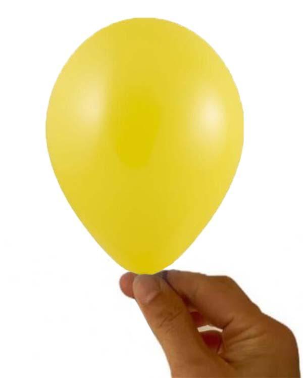 Decoratie_Ballonnen_Mat_Lemon_Geel__100st_