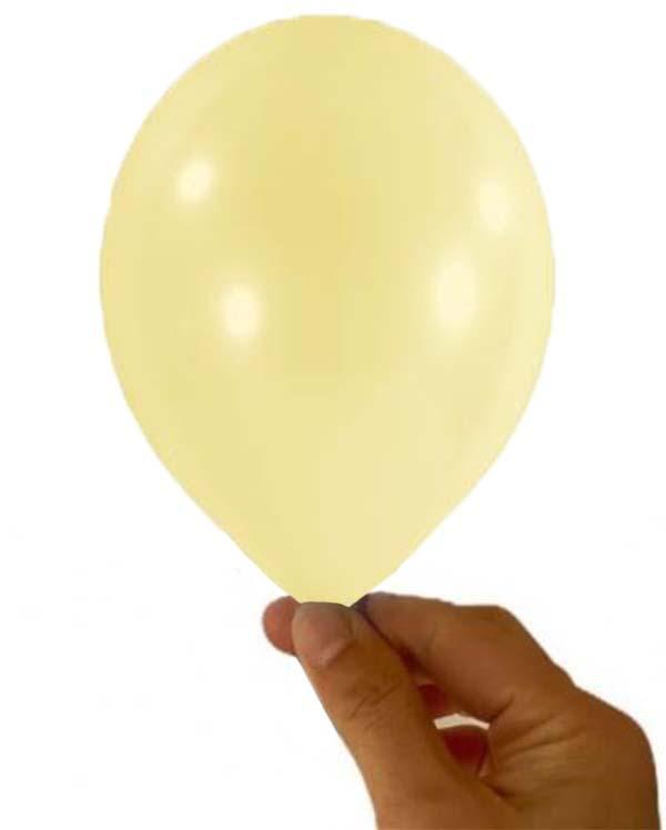 Decoratie_Ballonnen_Mat_Lichtgeel__100st_