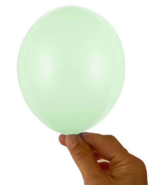 Decoratie_Ballonnen_Mat_Pistache__100st_