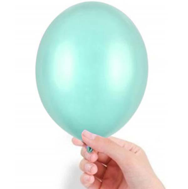 Decoratie_Ballonnen_Metallic_Mintgroen__100st_