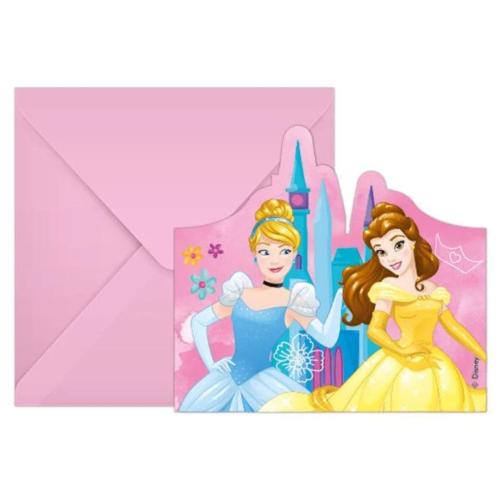 Disney_Princess_Uitnodigingskaarten___6st