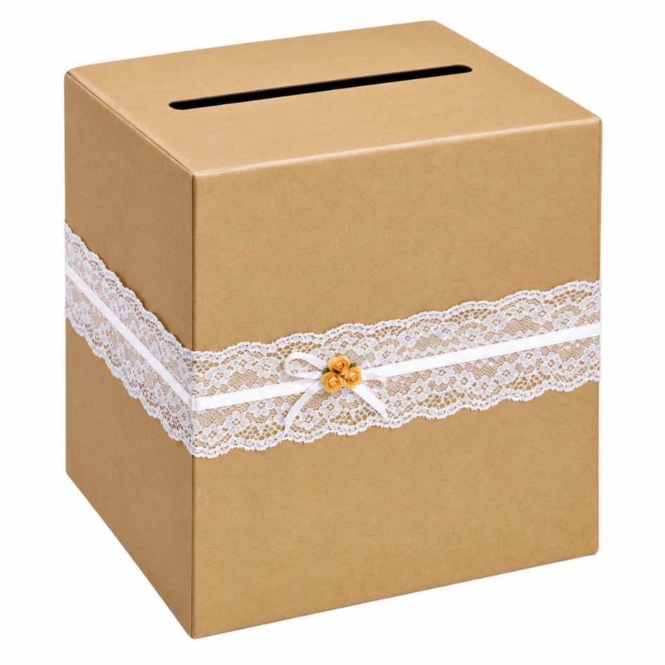 Enveloppendoos_Cards___Bruin_Met_Kant