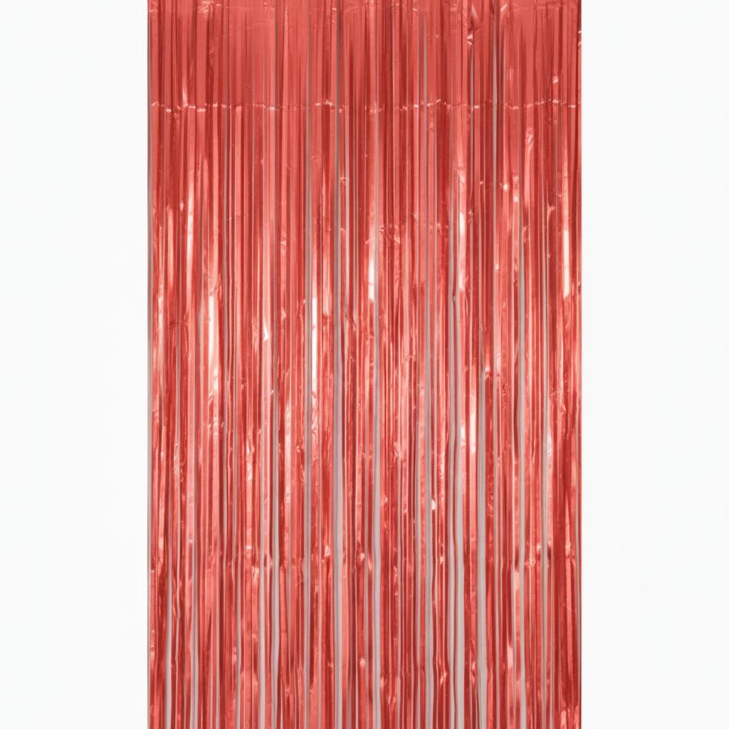 Feestgordijn_Metallic_Rood__2
