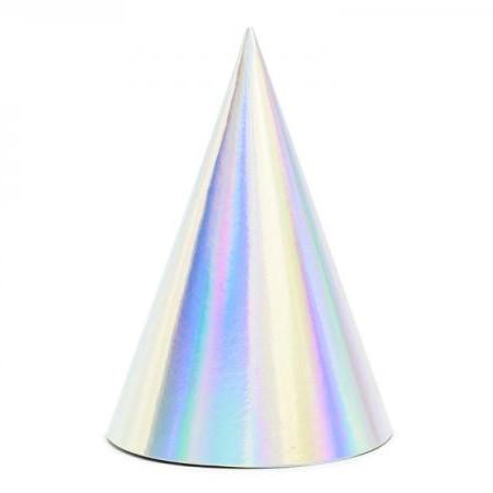 Feesthoedjes_Iridescent__6st_