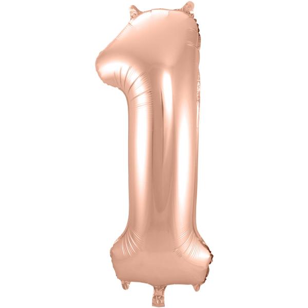 Folie_Ballon_Ros_goud_Cijfer_1__86cm_