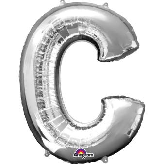 Folie_Ballon_Zilver_Letter_C