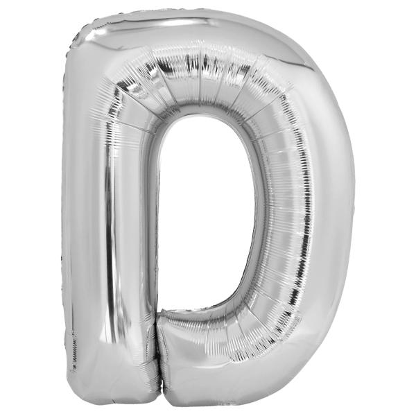 Folie_Ballon_Zilver_Letter_D