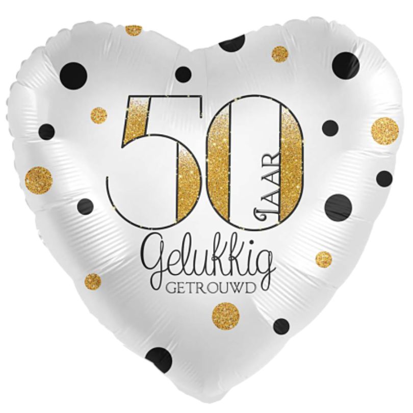 Folieballon_50_Jaar_Getrouwd_Hartje___43cm