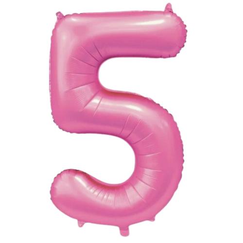 Folieballon_Cijfer_5___Satin_Pink