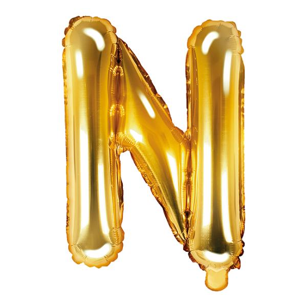 Folieballon_Goud_Letter_N_