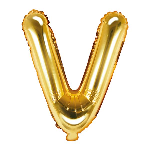 Folieballon_Goud_Letter_V_