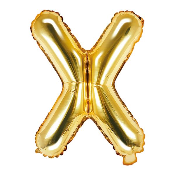 Folieballon_Goud_Letter_X_