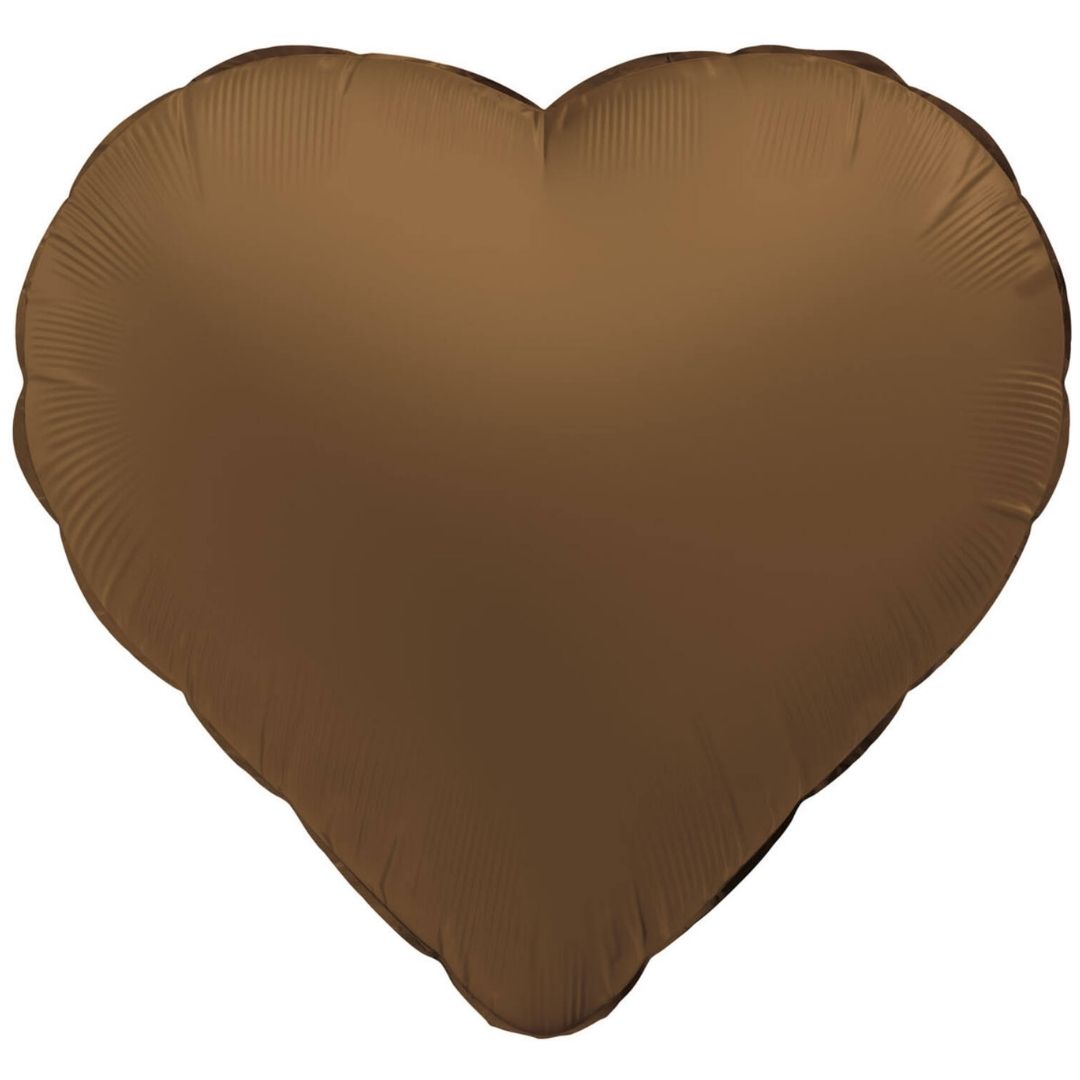 Folieballon_Hart_Mat_Chocolate_Brown___45cm_