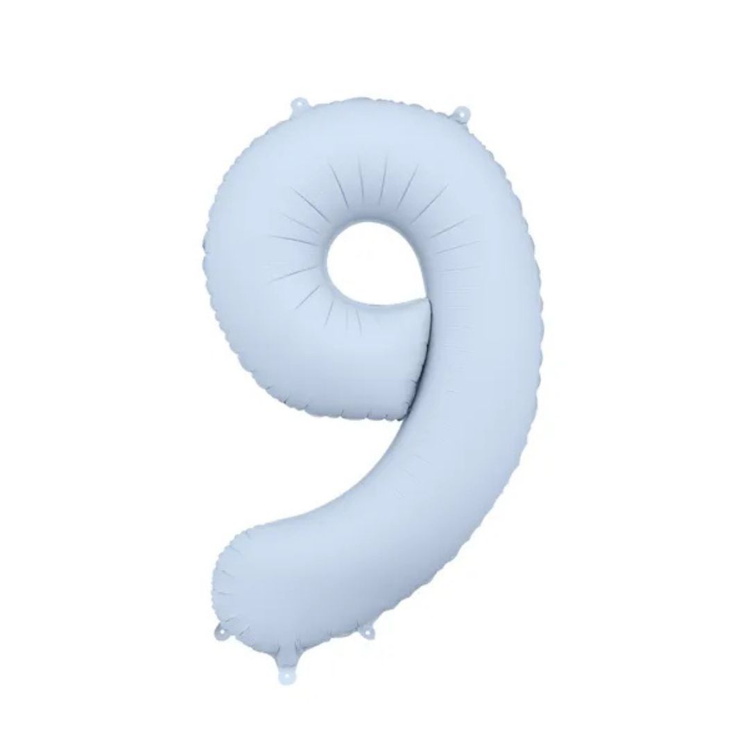 Folieballon_Light_Blue_Cijfer_9