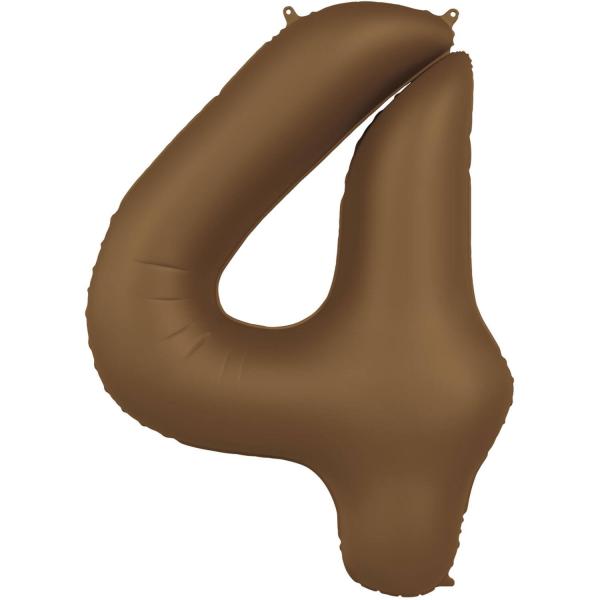 Folieballon_Mat_Chocolate_Brown_Cijfer_4