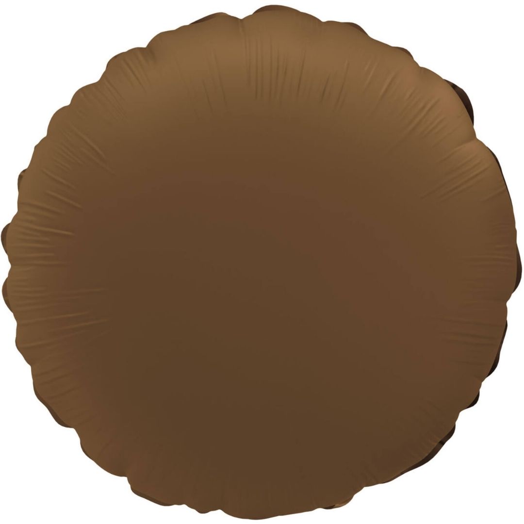 Folieballon_Rond_Mat_Chocolate_Brown___45cm_