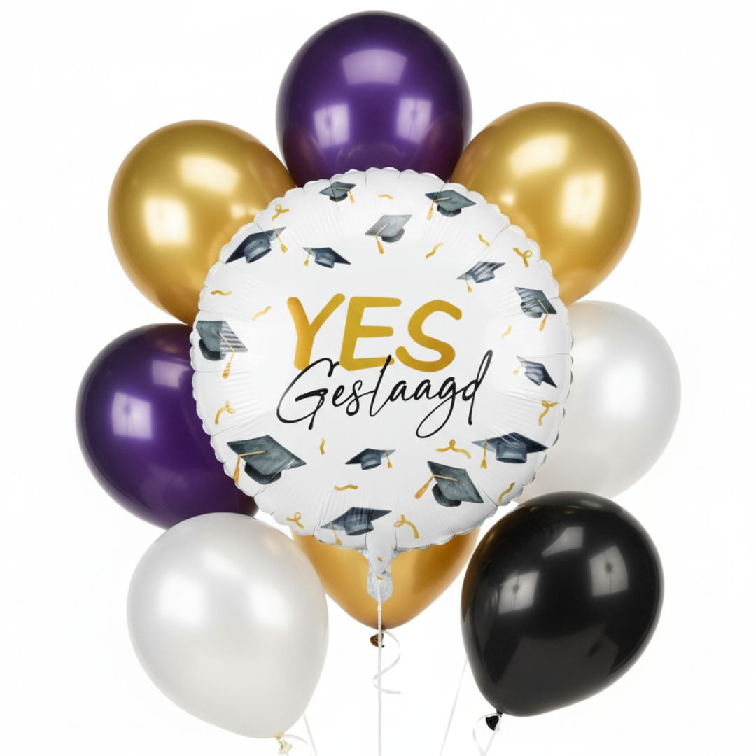 Folieballon_Yes_Geslaagd___45cm_