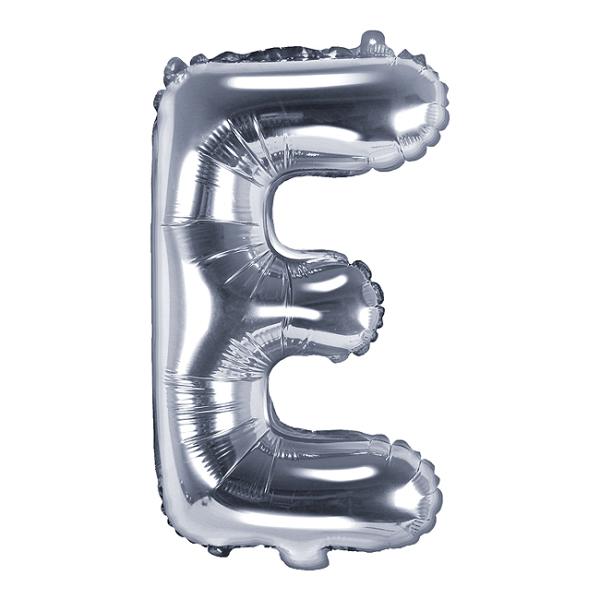 Folieballon_Zilver_Letter_E__35cm_