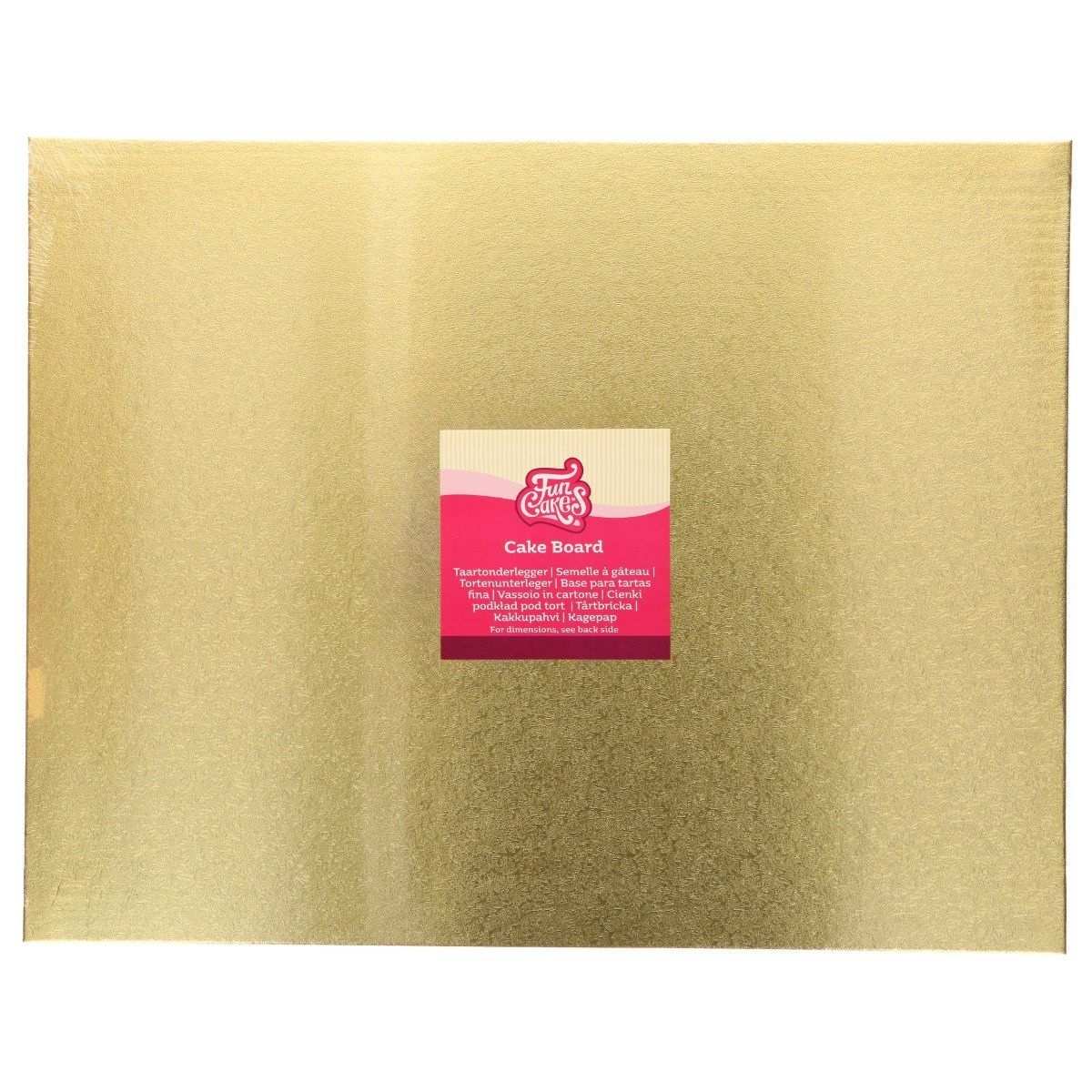FunCakes_Cake_Board_Rechthoek_45_cm_x_35_cm___Goud