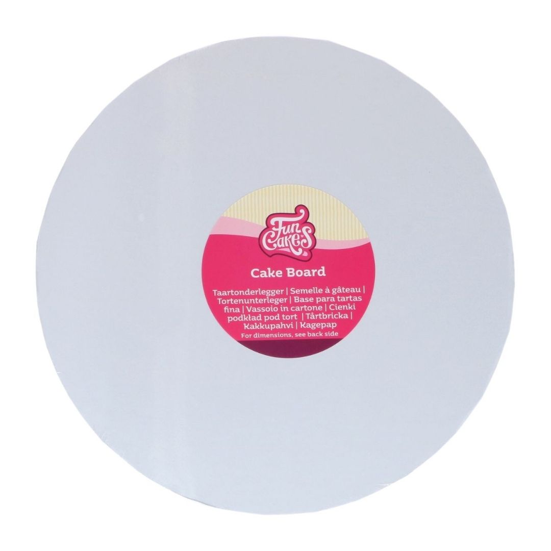 FunCakes_Cake_Board_Rond__33cm___Wit