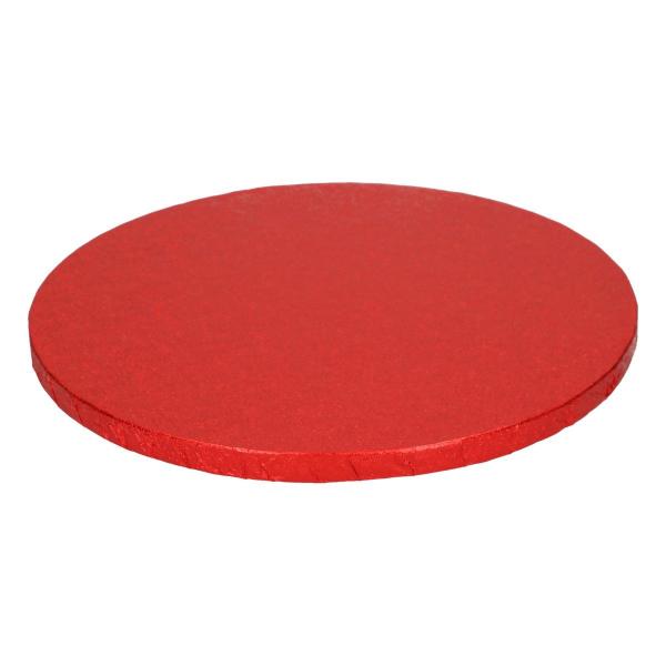 FunCakes_Cake_Drum_Rond_Rood__30cm_