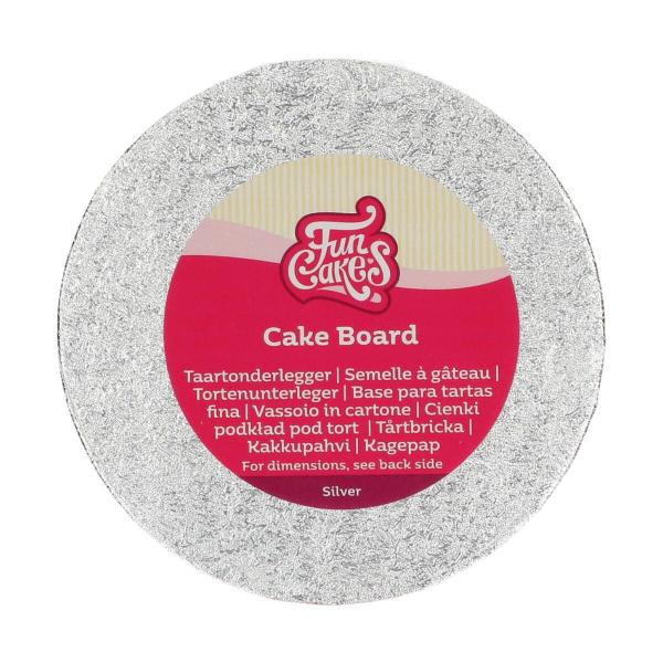 FunCakes_Cake_Drum_Rond__15_cm___Zilver_1