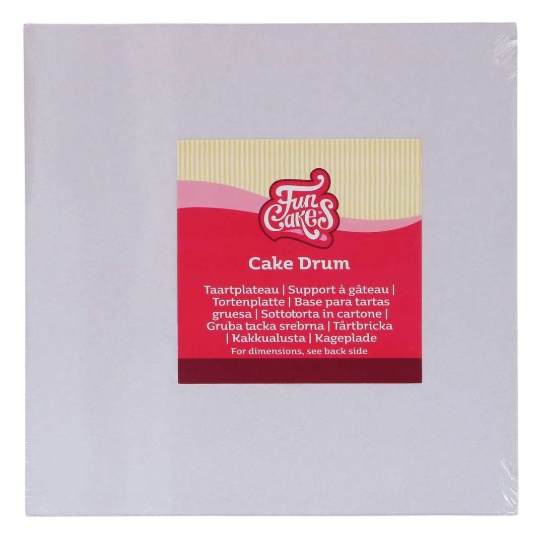 FunCakes_Cake_Drum_Vierkant_35_cm___Wit