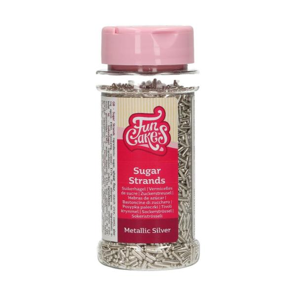 FunCakes_Sugar_Strands_Metallic_Zilver