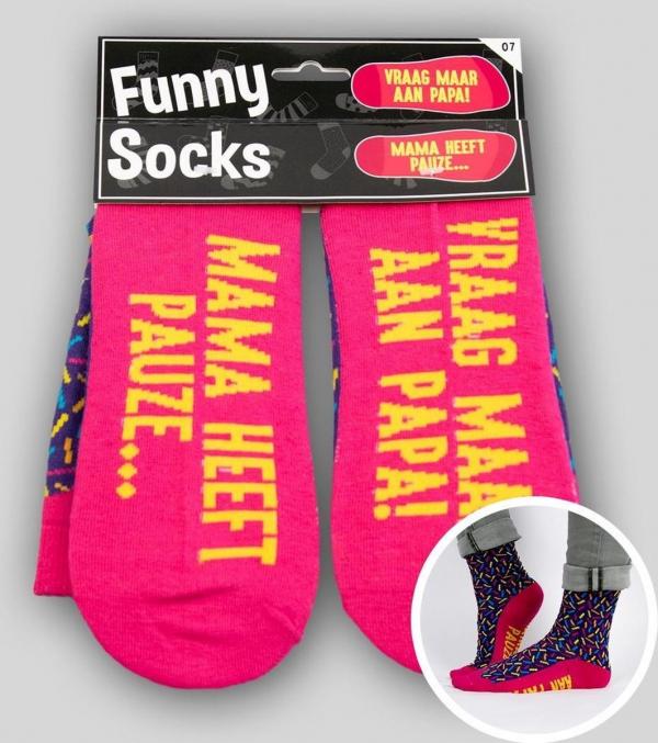 Funny_socks___Mama_heeft_pauze