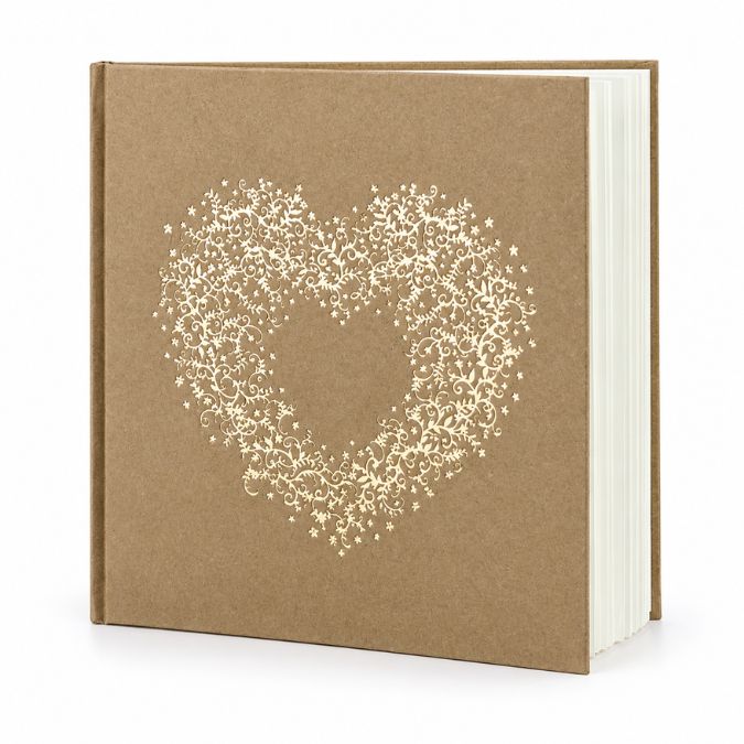 Gastenboek_Wit_Met_Zilveren_Bloemen_1