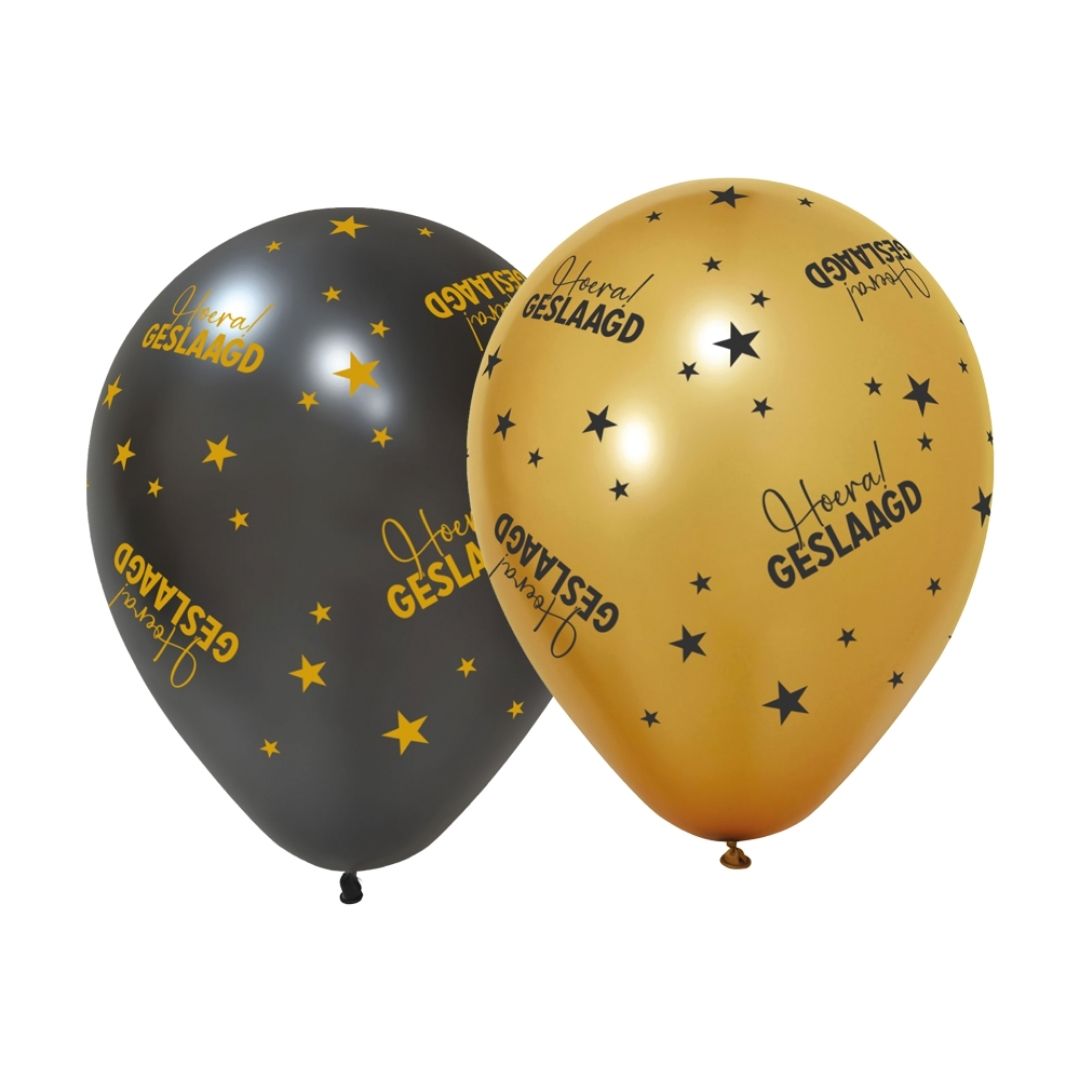 Golden_Celebrations_ballonnen_Hoera_Geslaagd___6st