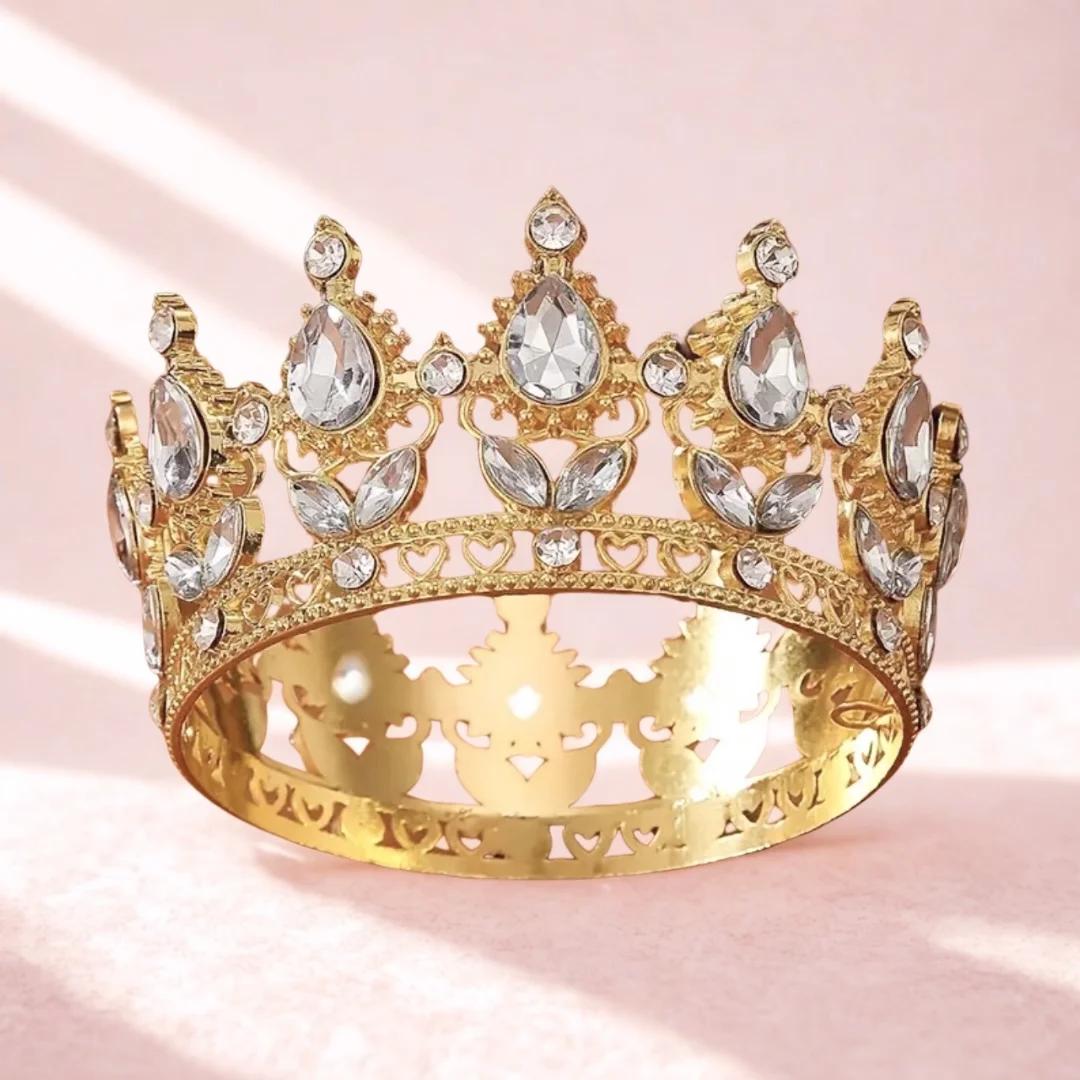 Gouden_Decoratiekroon_Voor_Taarten_8_cm