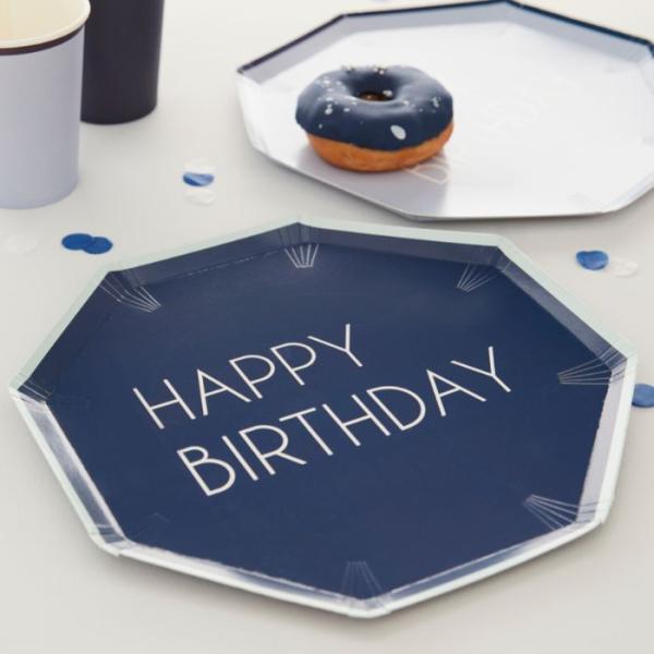 Happy_Birthday_Dinerborden_Blauw__8st____Ginger_Ray