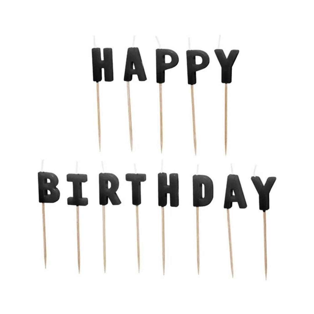 Happy_Birthday_Taartkaarsjes_Zwart___13st
