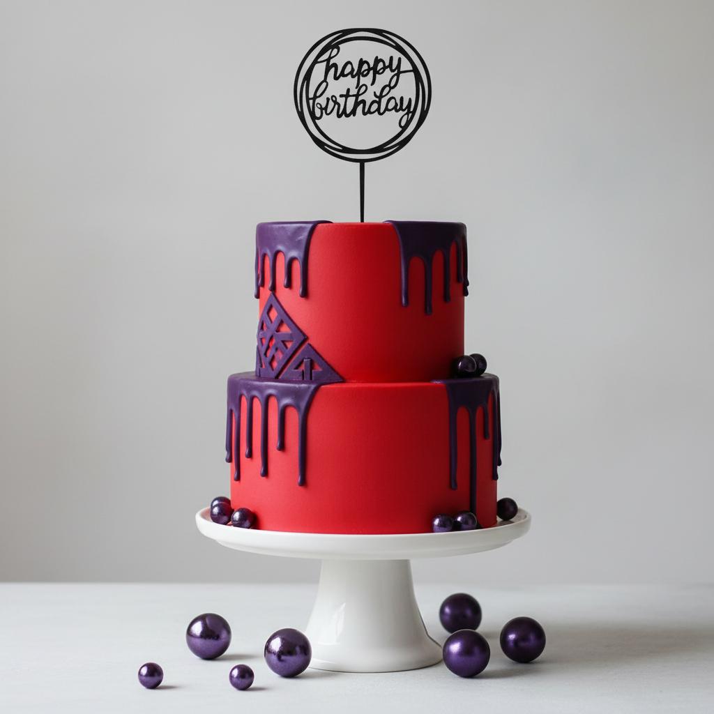 Happy_Birthday_Taarttopper_Zwart_2