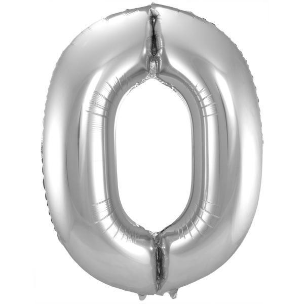 Helium_Folieballon_Zilver_Cijfer_0