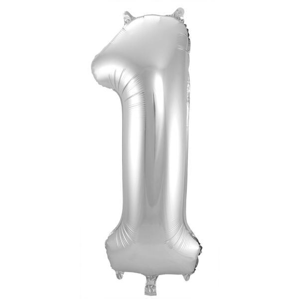 Helium_Folieballon_Zilver_Cijfer_1