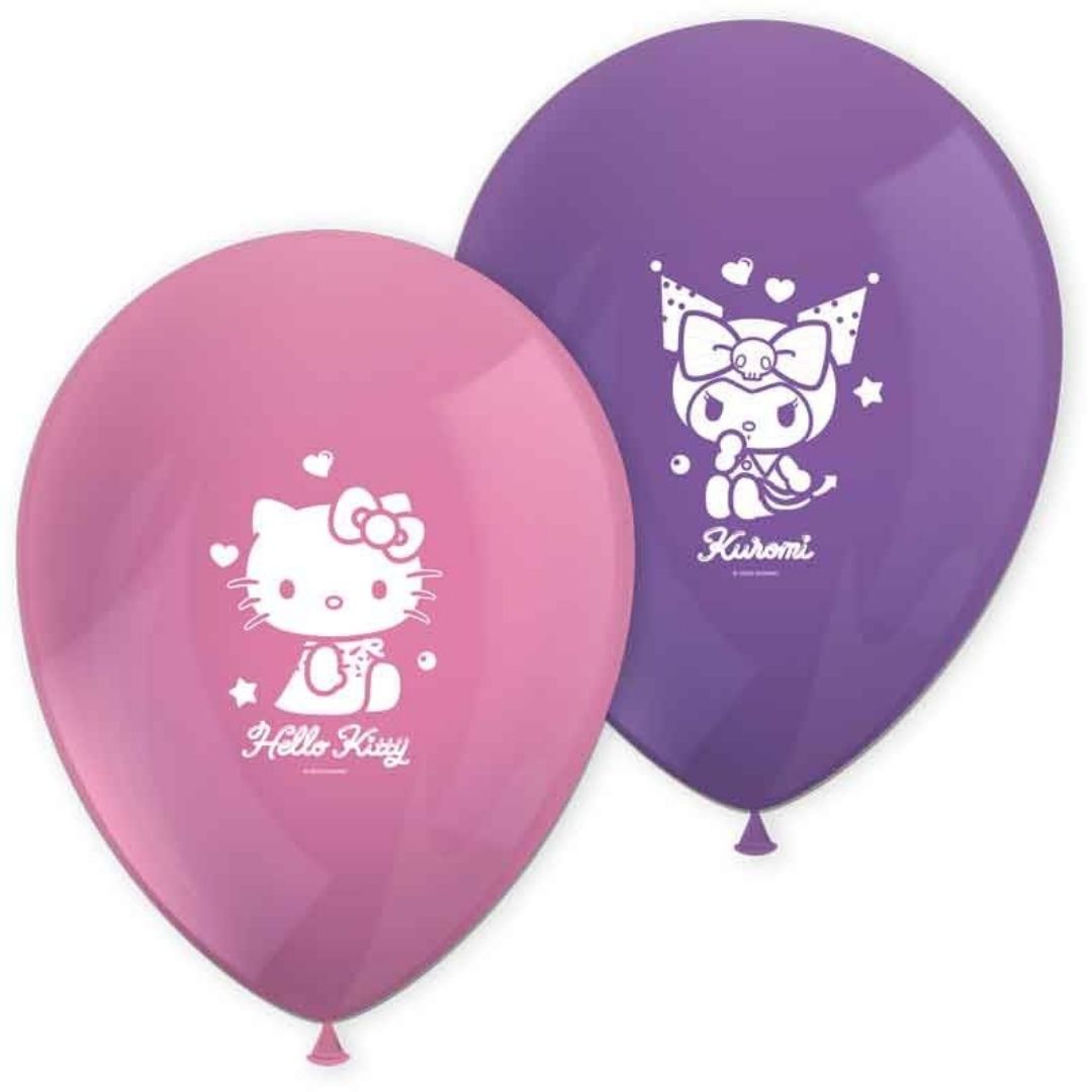 Hello_Kitty___Kuromi_Ballonnen___8st