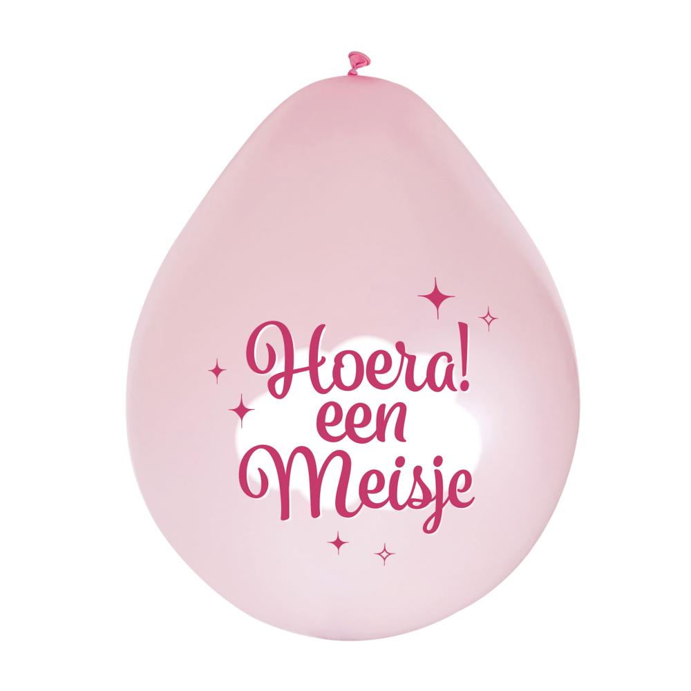 Hoera__Een_Meisje_Ballonnen___8st