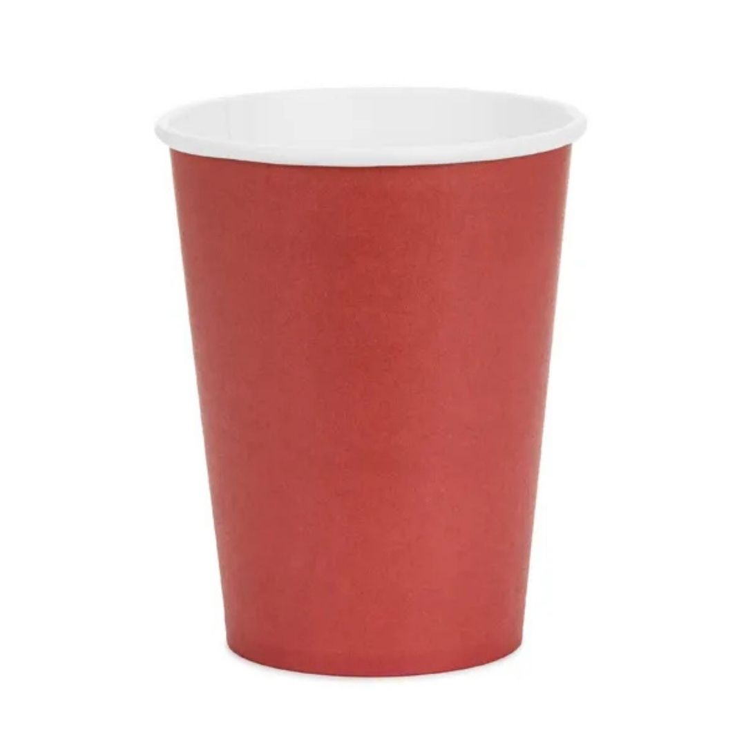 Kartonnen_Bekers_Donkerrood___6st