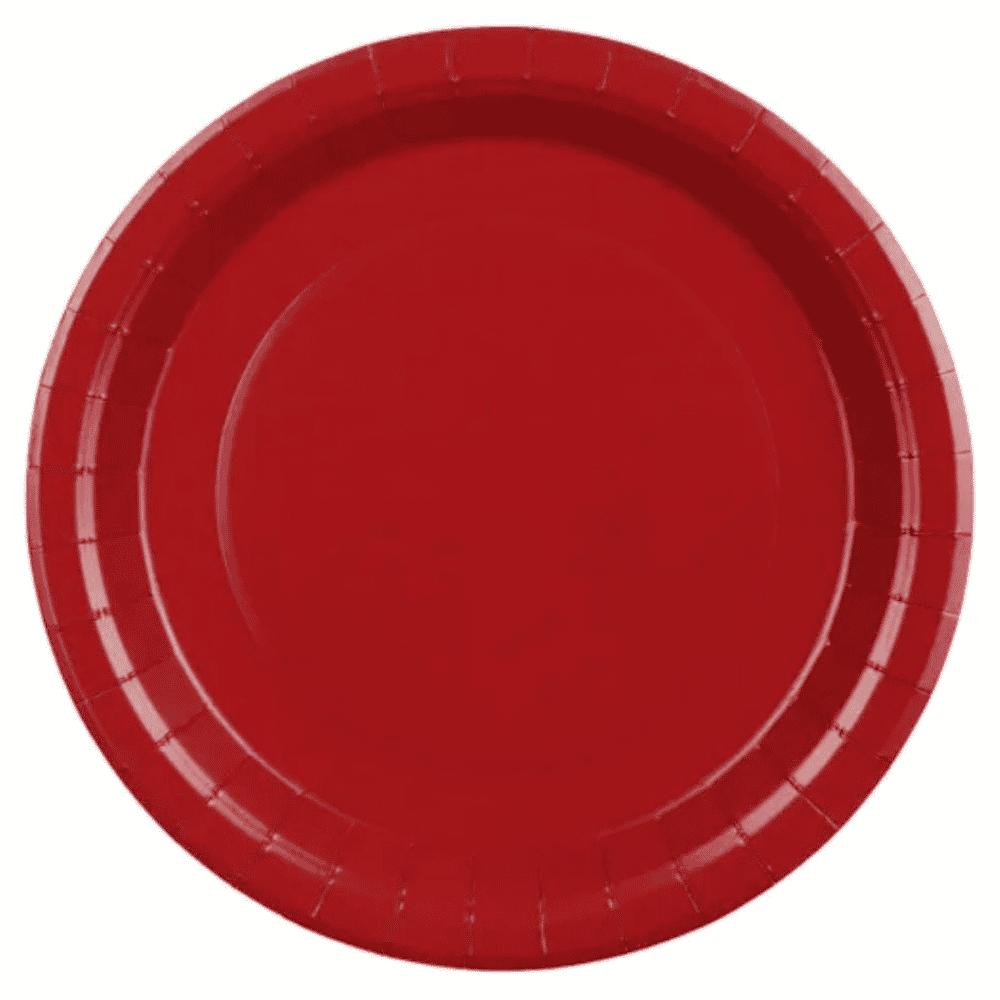 Kartonnen_Borden_18cm_Donkerrood___6st