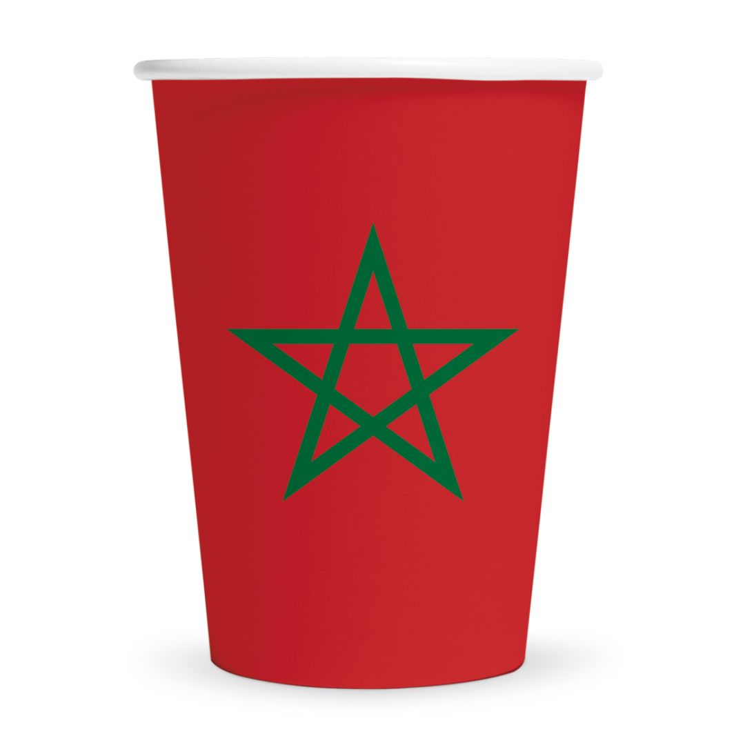 Marokko_Kartonnen_Bekers___8st
